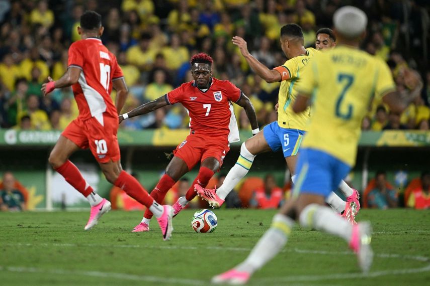 Panamá cae 6-2 ante Brasil en amistoso de preparación rumbo al Mundial 2026