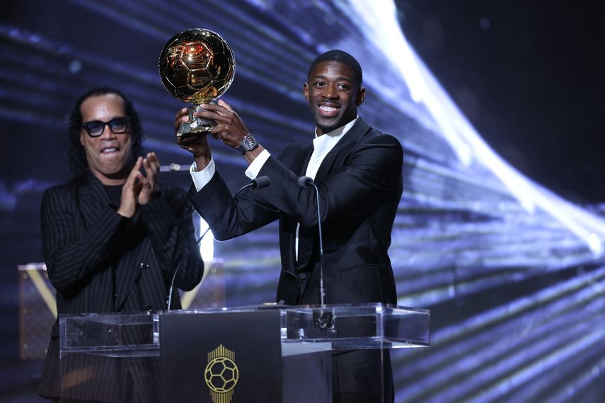 Dembelé fue el más votado por 73 de los 100 jurados del Balón de Oro Dembelé fue el más votado por 73 de los 100 jurados del Balón de Oro