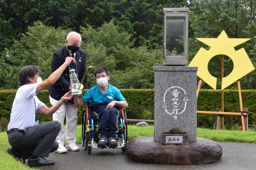 Ceremonias discretas en Japón en torno a llama paralímpica
