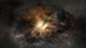 La galaxia más luminosa del Universo se está autodestruyendo