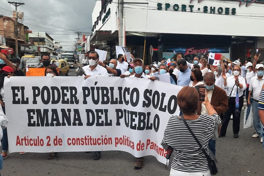 Chiriquí protesta contra manejo de Reformas Electorales