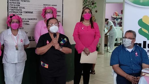 En David, en medio de la campaña de la cinta rosada que representa la lucha contra el cáncer, el Minsa y Fundacáncer hicieron el lanzamiento de la campaña “Uniendo Fuerzas contra el Cáncer, 2022”.