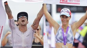 Brasileño Santos y la dominicana Schaupp brillan en el Ironman 70.3 de Panamá