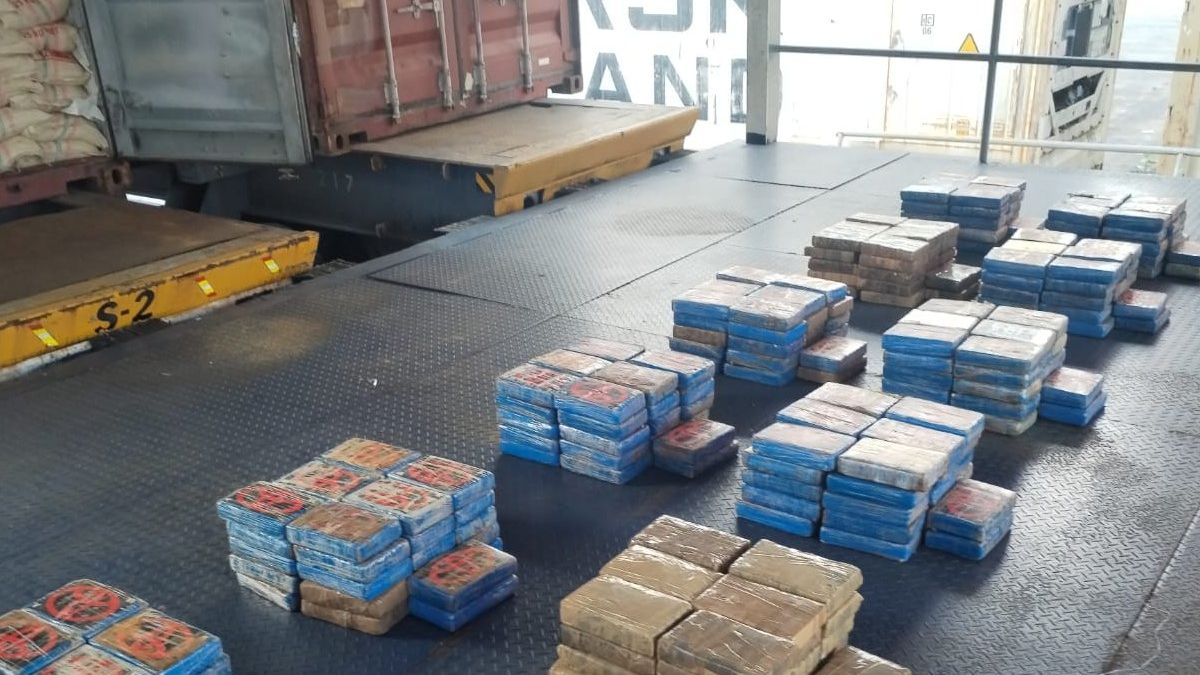 Panamá decomisa droga en un contenedor procedente de Colombia con destino a Bélgica