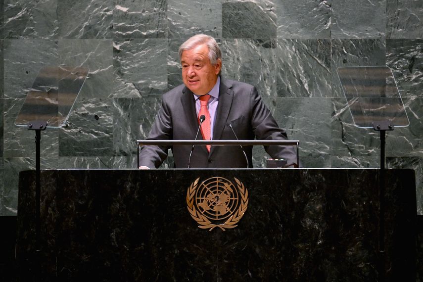 Antonio Guterres, Secretario General de la ONU. Antonio Guterres, Secretario General de la ONU.