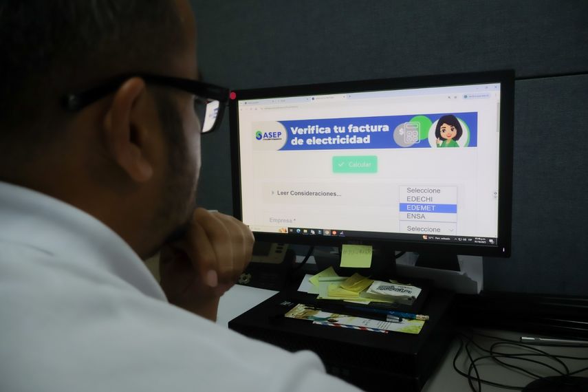 ASEP lanza plataforma para que usuarios verifiquen su factura de electricidad
