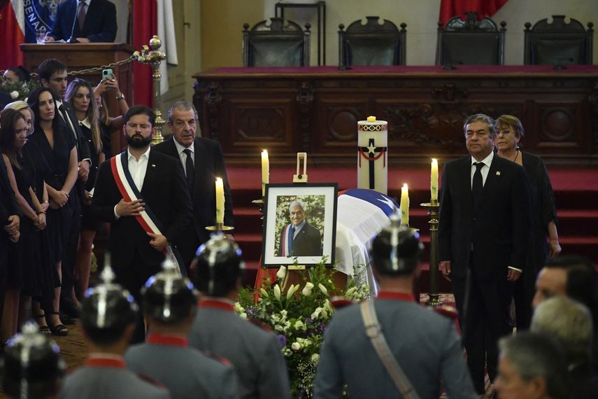 Chile despidió al expresidente Piñera con funeral de Estado