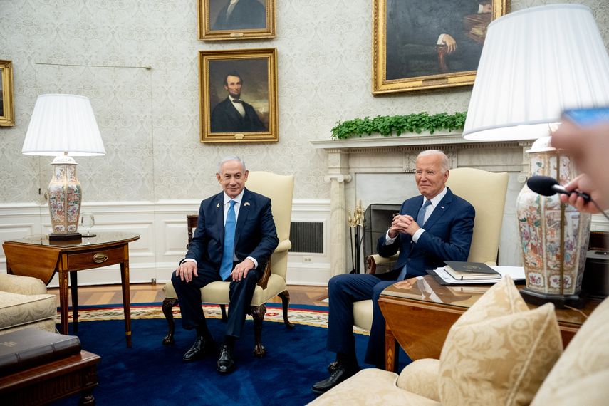 Biden y Netanyahu se reúnen para hablar de la guerra en Gaza