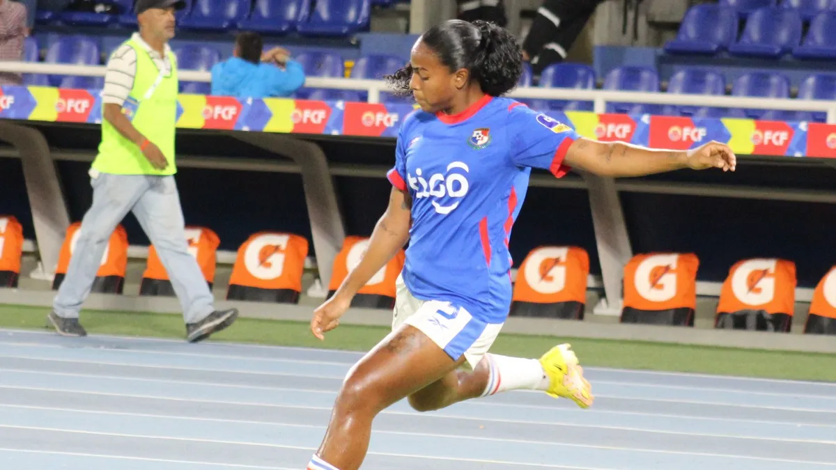 Wendy Natis, defensora de la Selección de Panamá.&nbsp;