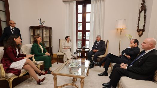 Presidente Mulino y representante de la ONU hablan de la crisis migratoria