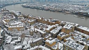 La nieve provoca caos de transportes en el Reino Unido