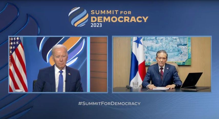 Cortizo participa en Cumbre de la Democracia.