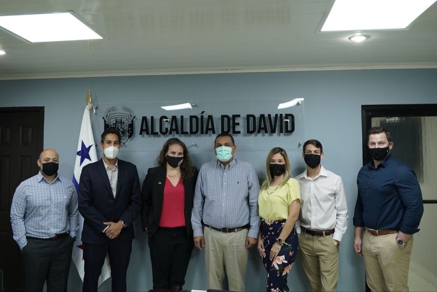 La delegación de la Embajada de Estados Unidos