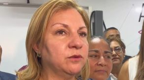 La titular de Gobierno, Dinoska Montalvo, explicó el tema de la justicia de paz.