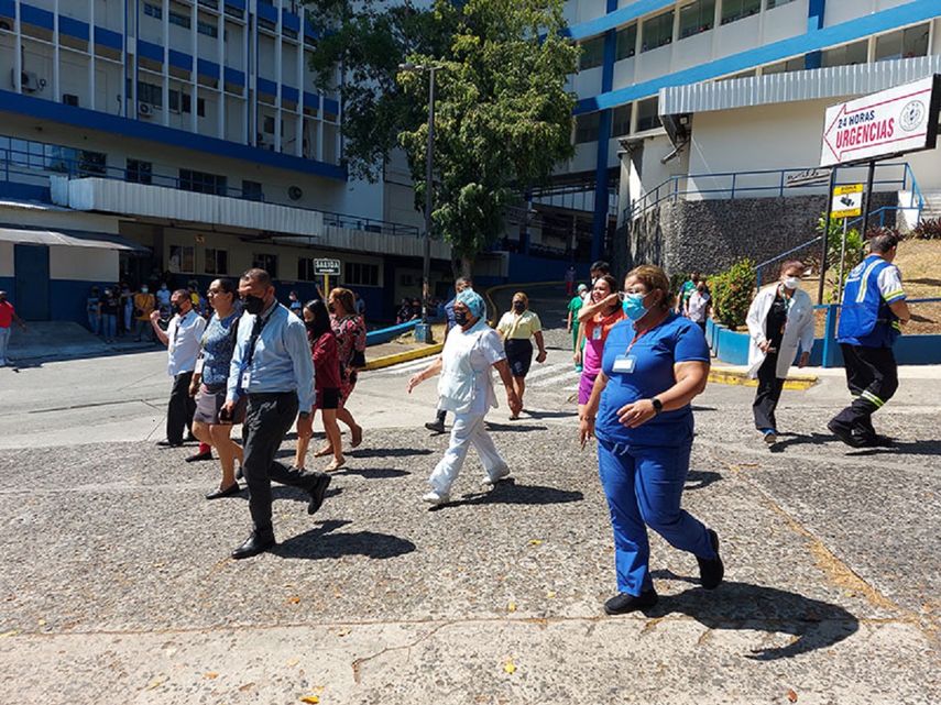 Arnulfo Arias Madrid: realizan simulacro de terremoto