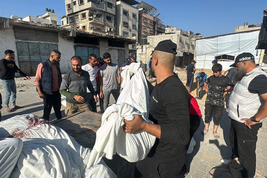 Un centenar de muertos en bombardeo de Israel en la Franja de Gaza