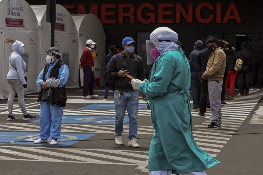 Casos de covid-19 en Ecuador.