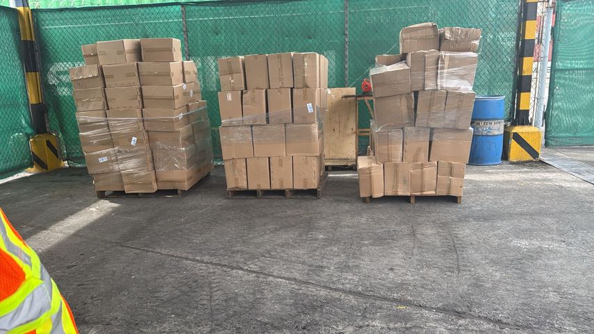 Aduanas realiza nueva retención de arroz de marca nacional en un puerto del Pacífico