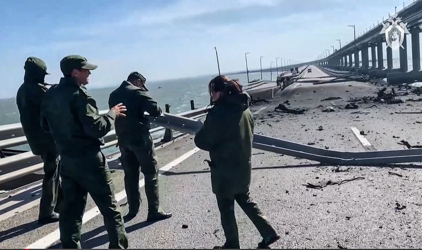 Rusia detuvo a 8 sospechosos por explosión en puente Crimea