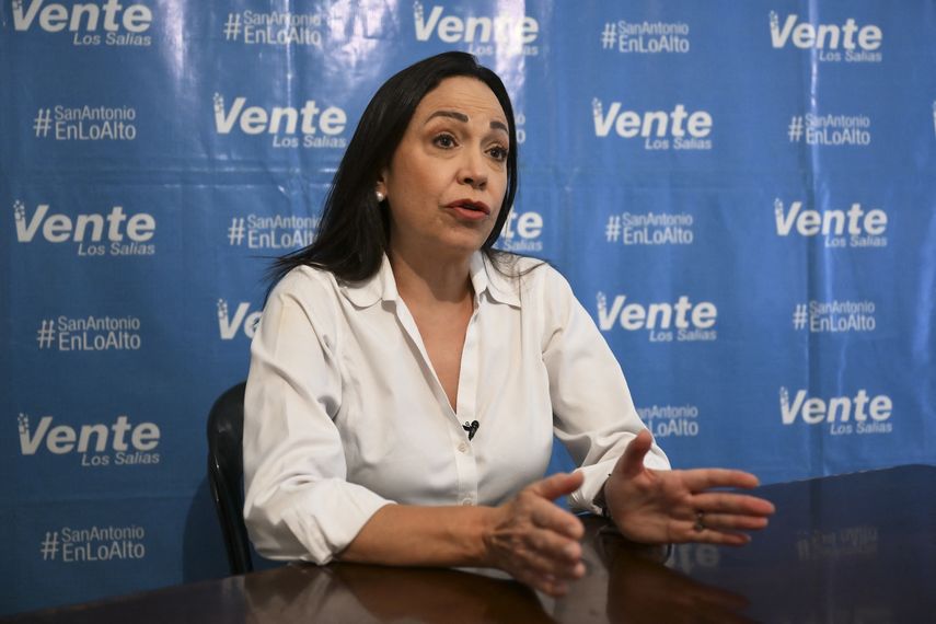 María Corina Machado exige liberar a dos dirigentes de su partido