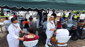 Asistencia masiva a vacunación en centros fijos de David