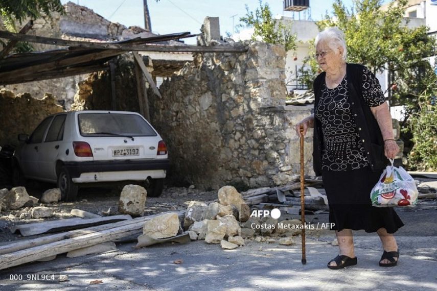 Grecia se sitúa sobre fallas geológicas y los terremotos son frecuentes.