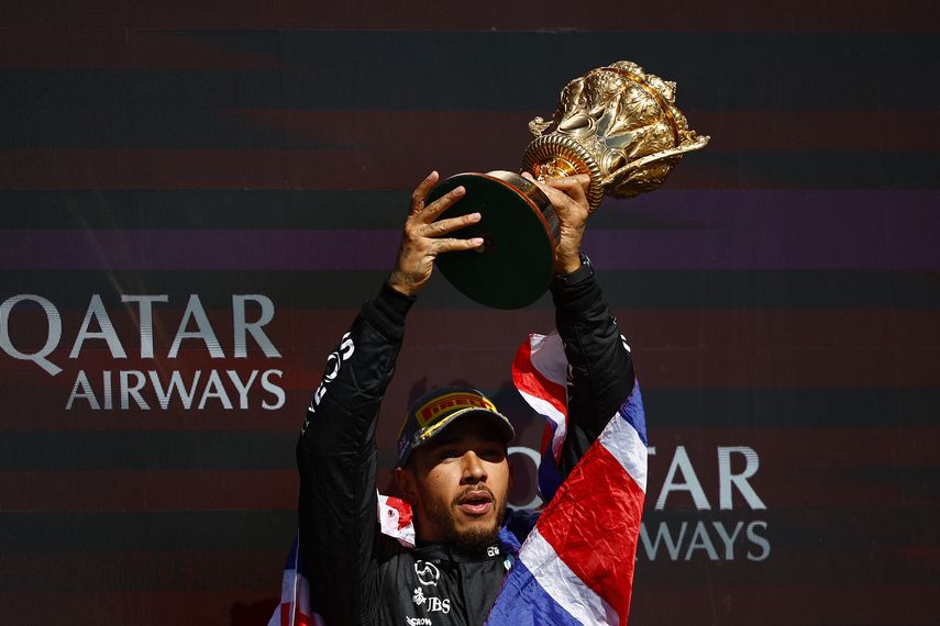Lewis Hamilton gana por novena vez el Gran Premio de Gran Bretaña de F1 Lewis Hamilton gana por novena vez el Gran Premio de Gran Bretaña de F1