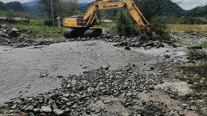 En el corregimiento de Nueva California, el MOP inició la adecuación del terreno para la construcción de un vado sobre quebrada Tizingal en caminos de producción agropecuaria.