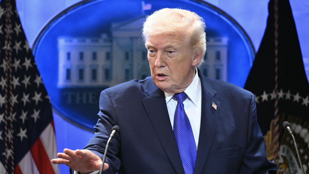 Trump instó a las naciones a enviar barcos al estrecho. Trump instó a las naciones a enviar barcos al estrecho.