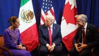 trump se reune con primer ministro de canada y presidenta de mexico trump se reune con primer ministro de canada y presidenta de mexico