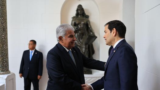 Mulino y Rubio durante el pasado encuentro en Panamá. Mulino y Rubio durante el pasado encuentro en Panamá.