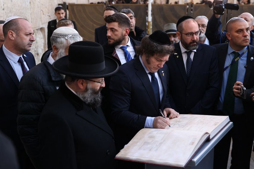 Javier Milei confirmó traslado de la embajada a Jerusalén