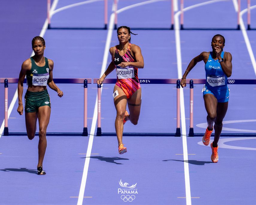 Giana Woodruff pasa a repechaje en los 400m vallas de París 2024