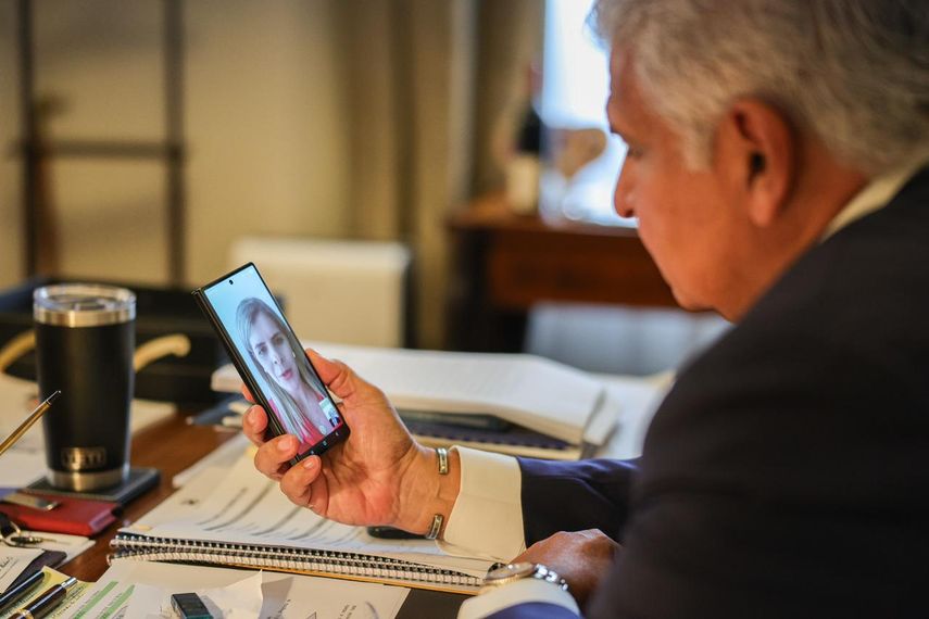 Mulino le deseó éxitos en su próxima gestión a la presidenta electa.