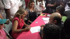 Yanibel Ábrego se postula como precandidata presidencial para primarias de CD
