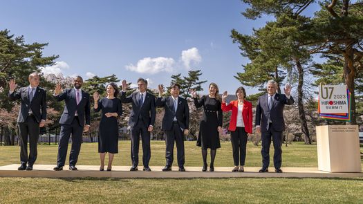 Jefes de la diplomacia del G7 muestran su unidad ante China
