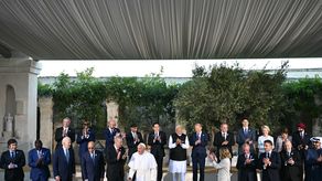 El papa participa por primera vez en reunión del G7