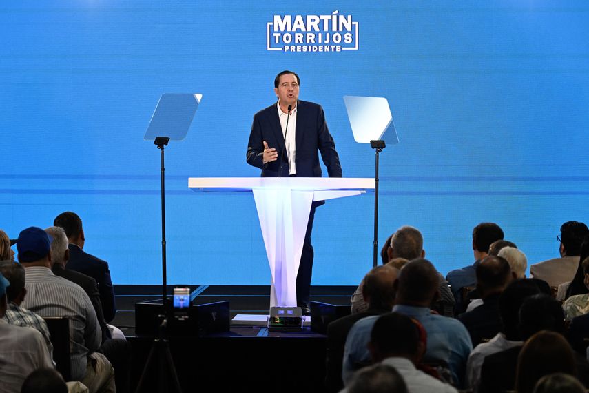 El precandidato presidencial por el Partido Popular