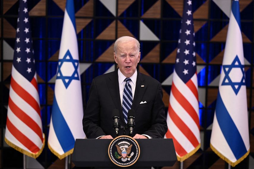 Joe Biden exime de culpa a Israel de bombardeo a hospital
