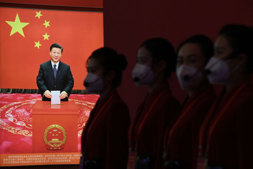 La Asamblea Popular de China comienza el domingo su sesión anual en la que debe aprobar un tercer mandato presidencial inédito para Xi Jinping.