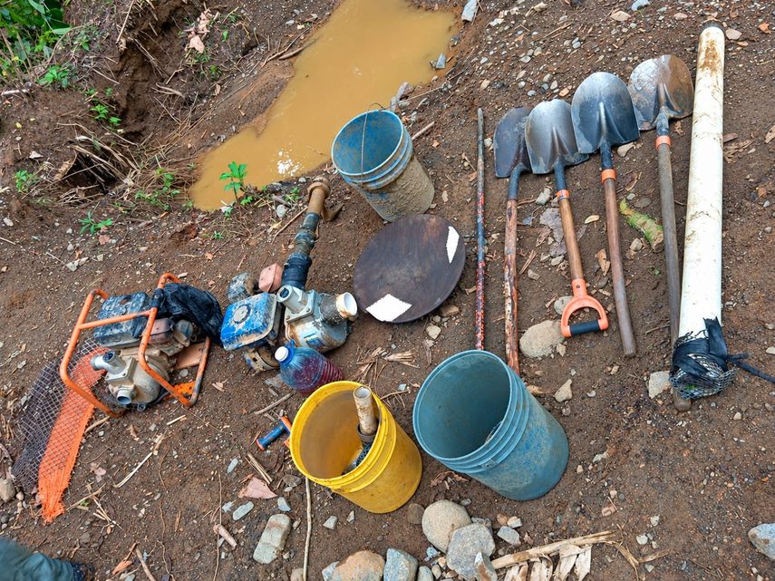 Aprehenden a dos personas por minería ilegal en el Parque Nacional Chagres