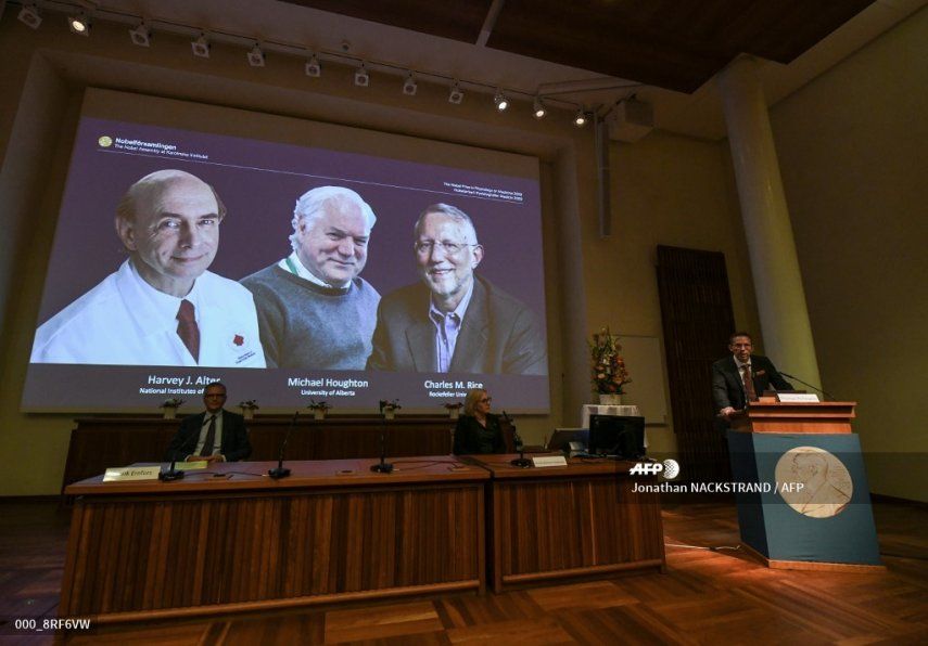 Nobel de Medicina para 3 descubridores del virus de la hepatitis C