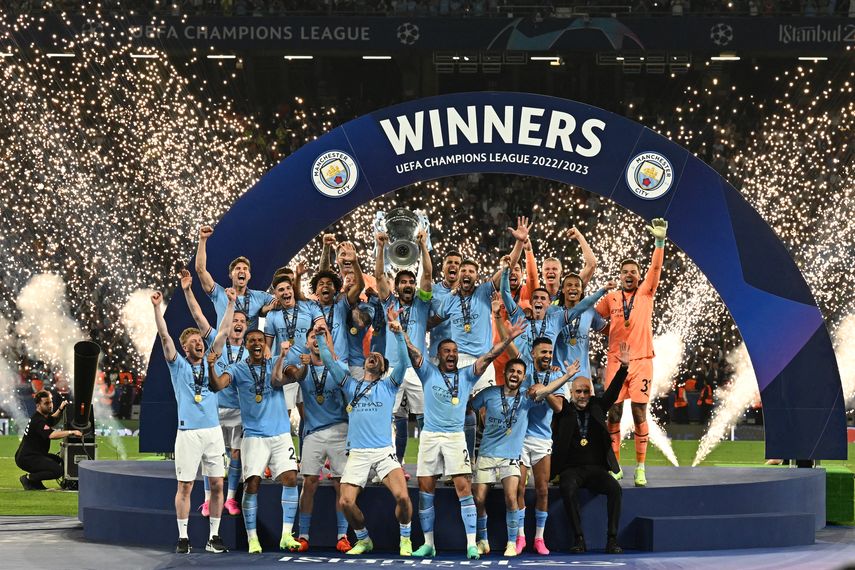 El Manchester City ya tiene el título de Champions que soñaba y perseguía. Un tanto del español Rodri Hernández en el minuto 68 permitió al equipo inglés romper la maldición que le atormentaba en Europa. El Manchester City ya tiene el título de Champions que soñaba y perseguía. Un tanto del español Rodri Hernández en el minuto 68 permitió al equipo inglés romper la maldición que le atormentaba en Europa.