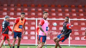 Darwin Pinzón, en medio de los entrenamientos con la Roja. Foto: Cortesía/Fepafut