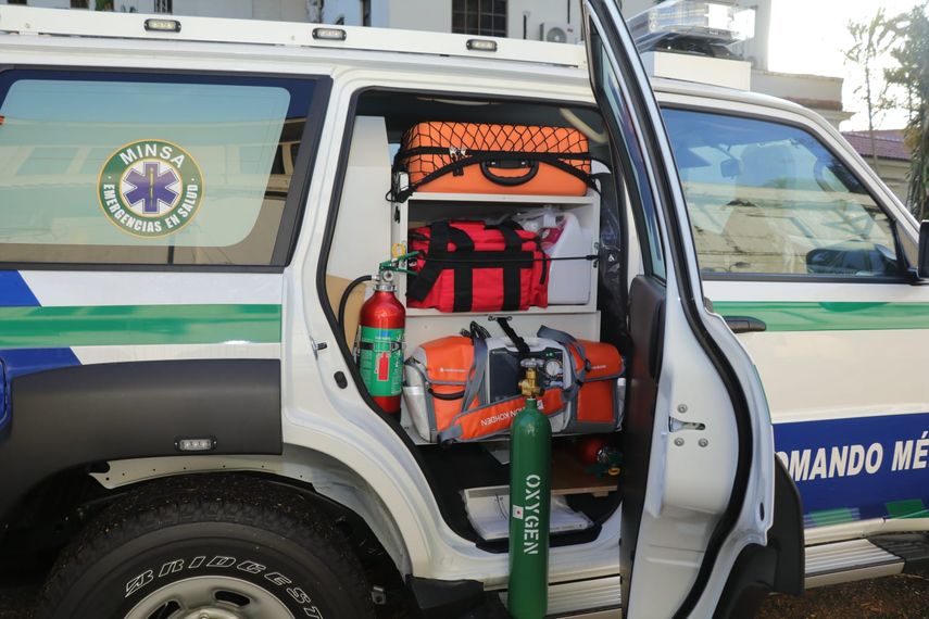 Los nuevos vehículos del Minsa cuentan con un equipamiento especial. Los nuevos vehículos del Minsa cuentan con un equipamiento especial.