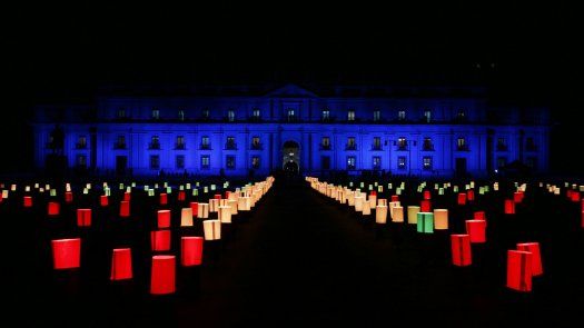 Chile homenajea a los 36.016 muertos por covid-19