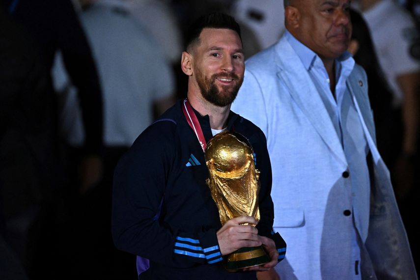 Lionel Messi viene de ganar la Copa del Mundo de Catar 2022 con la Selección de Argentina. Lionel Messi viene de ganar la Copa del Mundo de Catar 2022 con la Selección de Argentina.