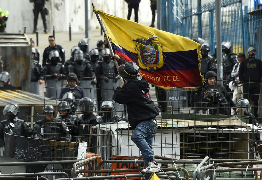 Protestas en Ecuador van para dos semanas