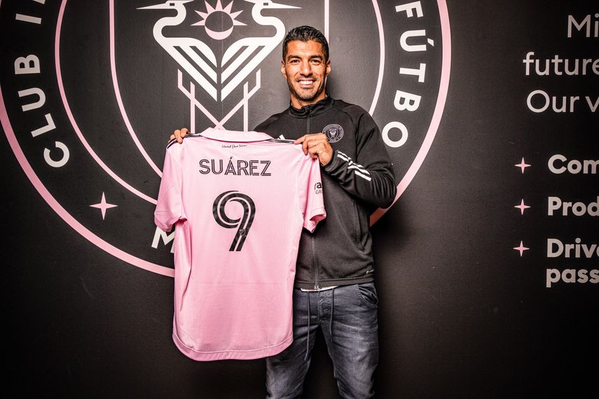 Suárez abandonó el Gremio un año antes de lo previsto alegando que el cargado calendario del fútbol brasileño incidía en sus problemas físicos. Foto: Cortesía/Inter Miami