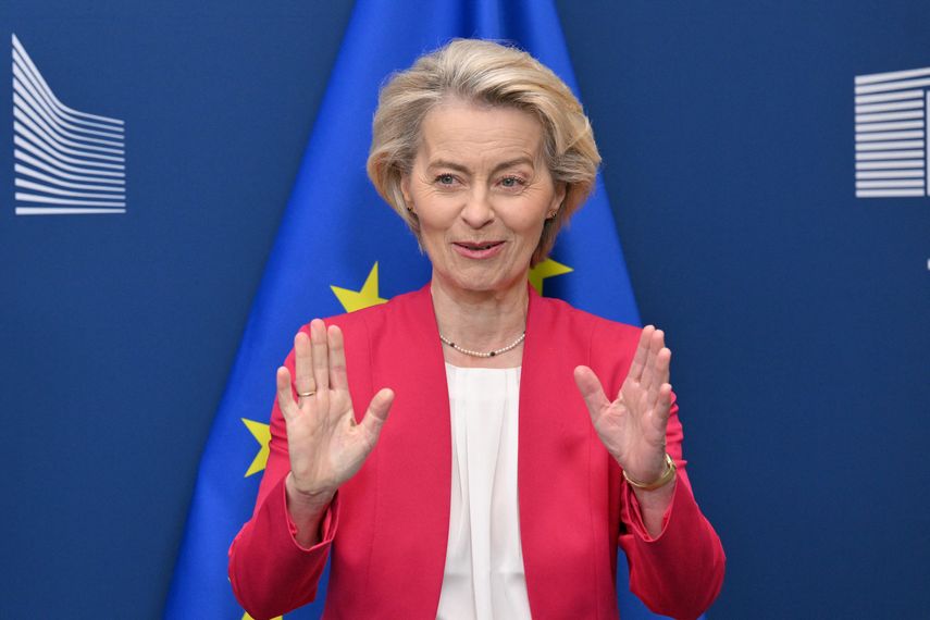 Ursula Von der Leyen anuncia que tuvo buena llamada con Trump sobre aranceles
